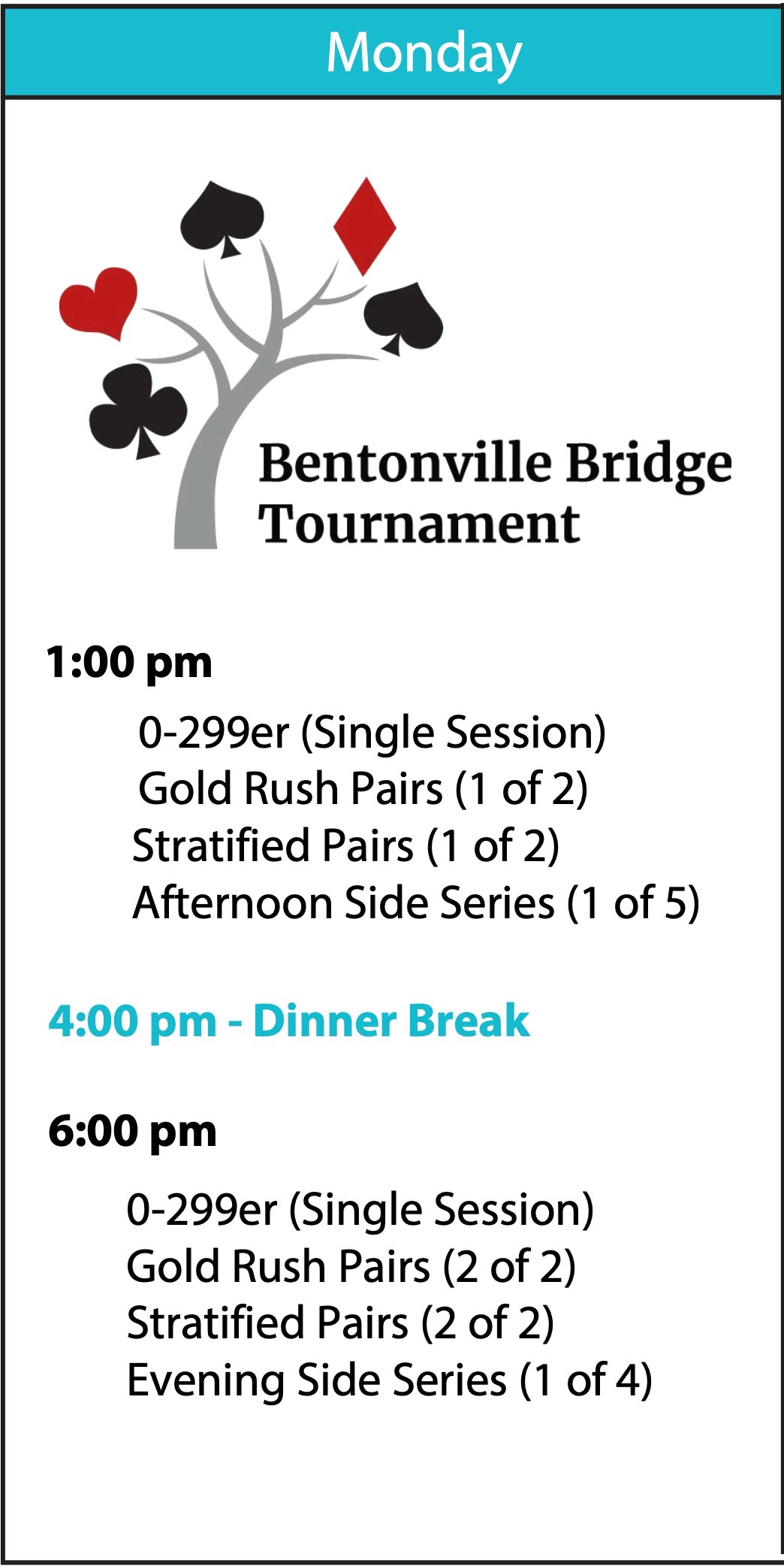 Regional Bridge Tournament 2024 Tickets Karla Melesa